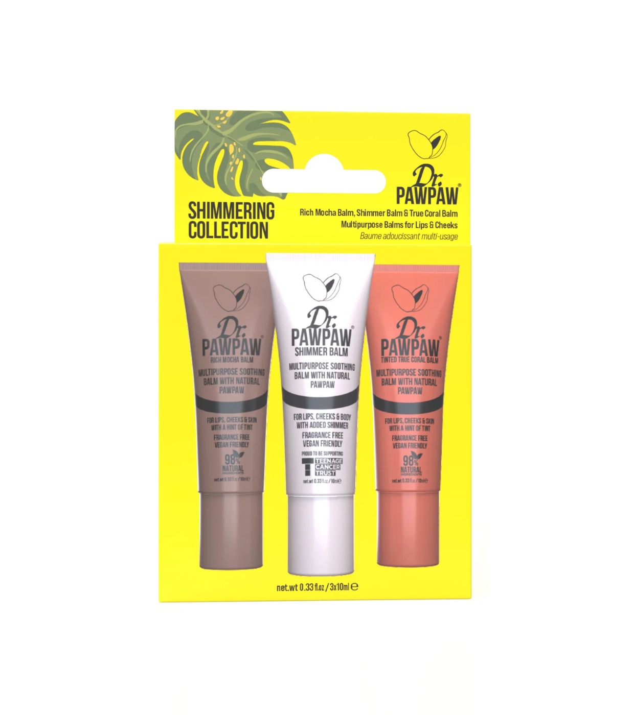 Dr. Paw Paw - Trio de protetores labiais - Shimmering Collection