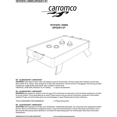 Carromco Air Hockey bordspil