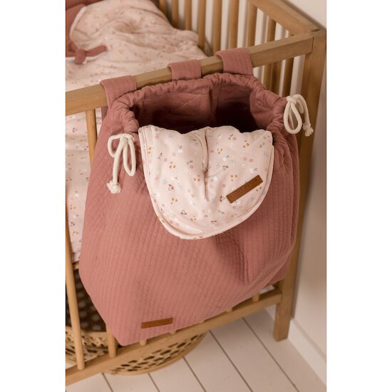 Little Pink Flowers Sac à jouets   Pure Pink Blush        de               Little Dutch