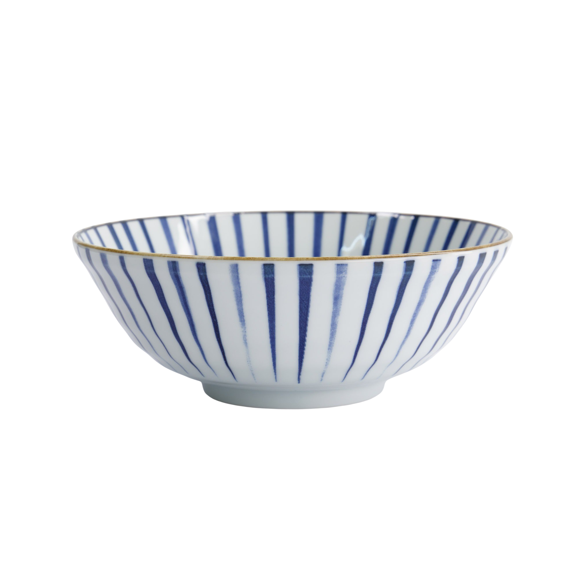 Tokyo Design Studio  Natsu Tokusa Ramen skål, blå/hvid - 1000 ml.