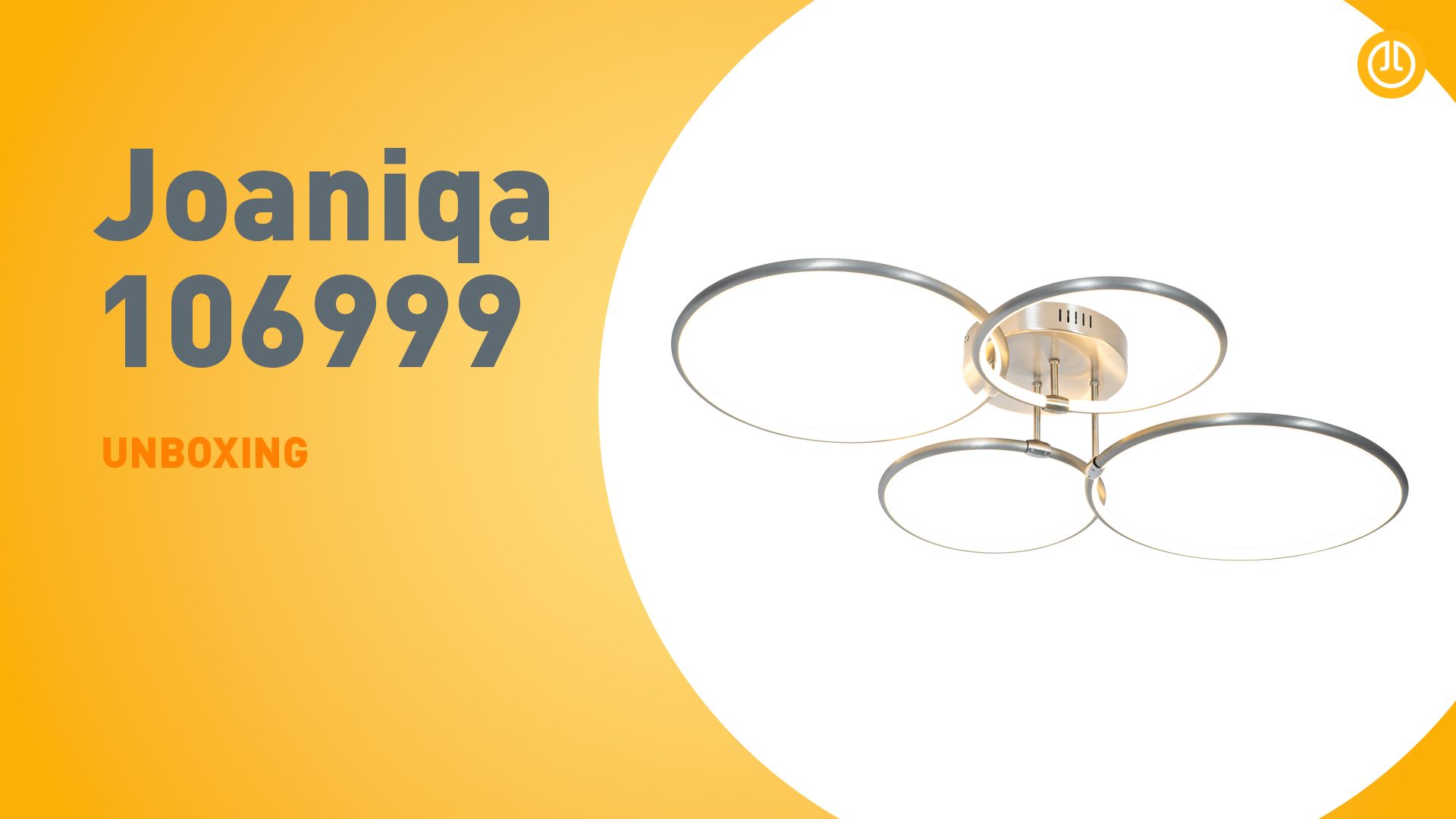 Design plafondlamp staal incl. LED 3-staps dimbaar 4-lichts - Joaniqa