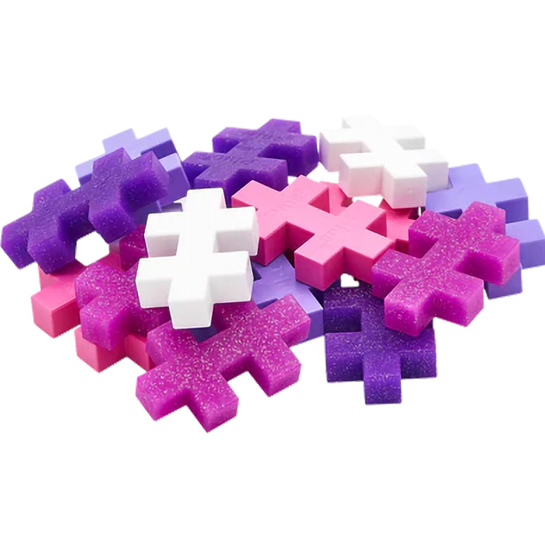 plus-plus big bouwstenen - glitter - 15st