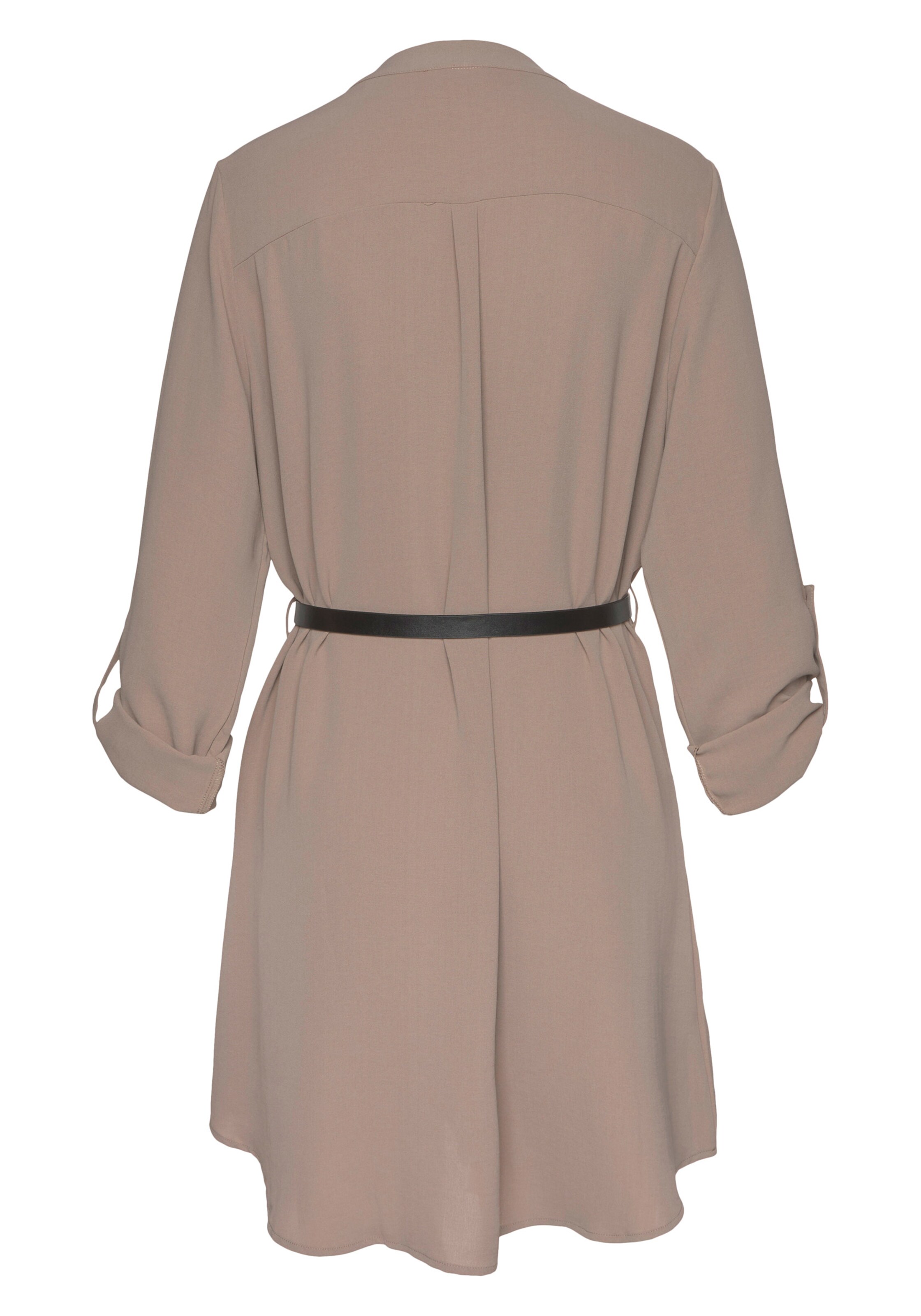 LASCANA Longbluse in taupe