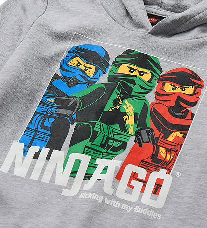LEGO? Ninjago H?ttetr?je - LWScout 102 - Gråmeleret m. Ninjaer