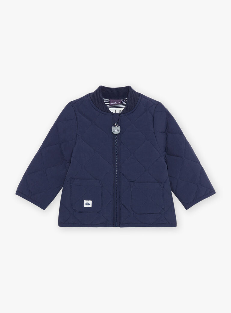 Veste bleue marine matelassée