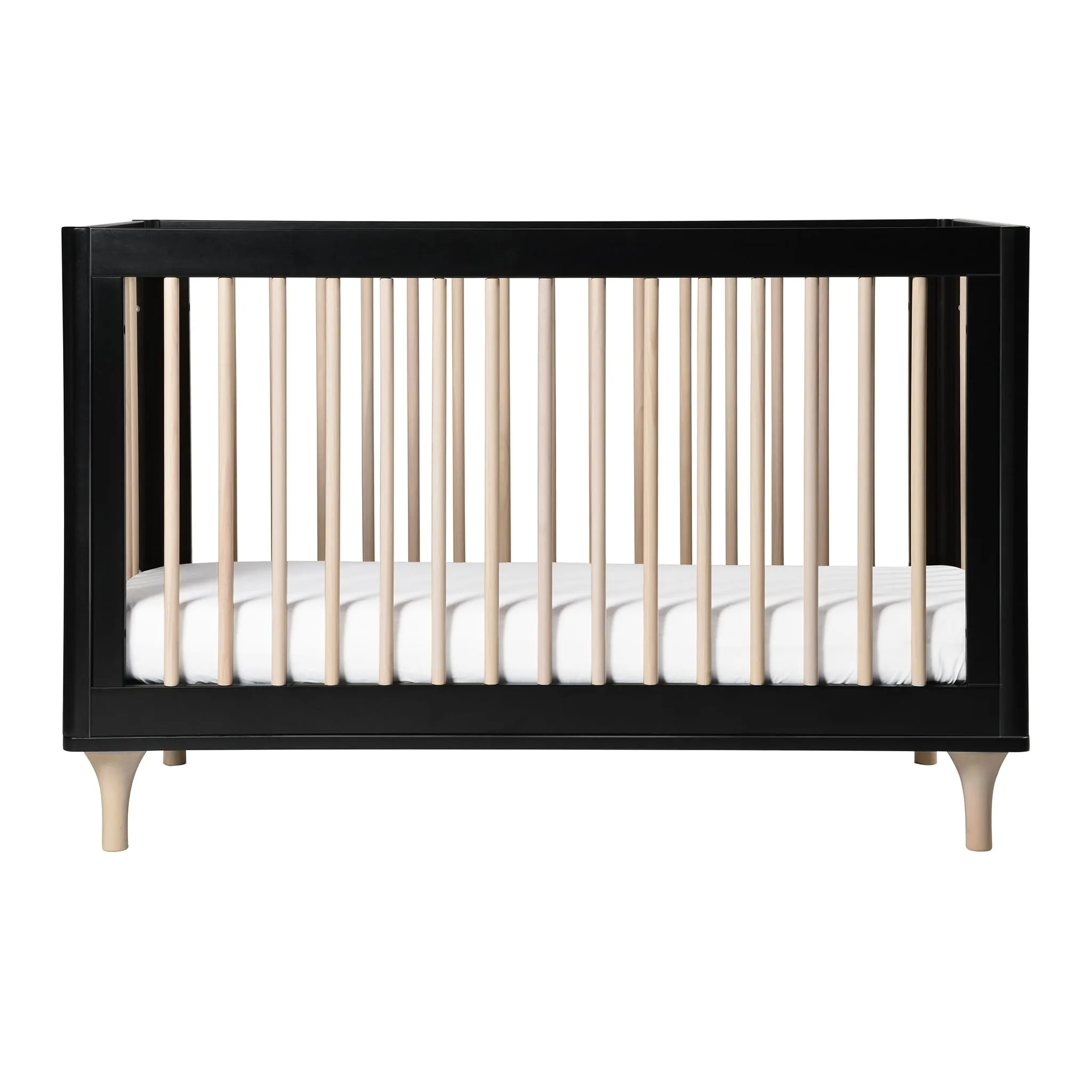 Babyletto Couchette Convertible 3 en 1 Lolly - Noir  Naturel Lavé