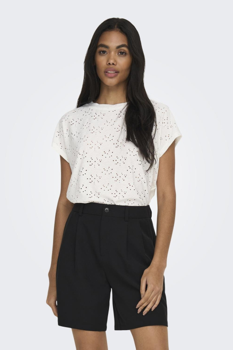 Only witte dames t-shirt
