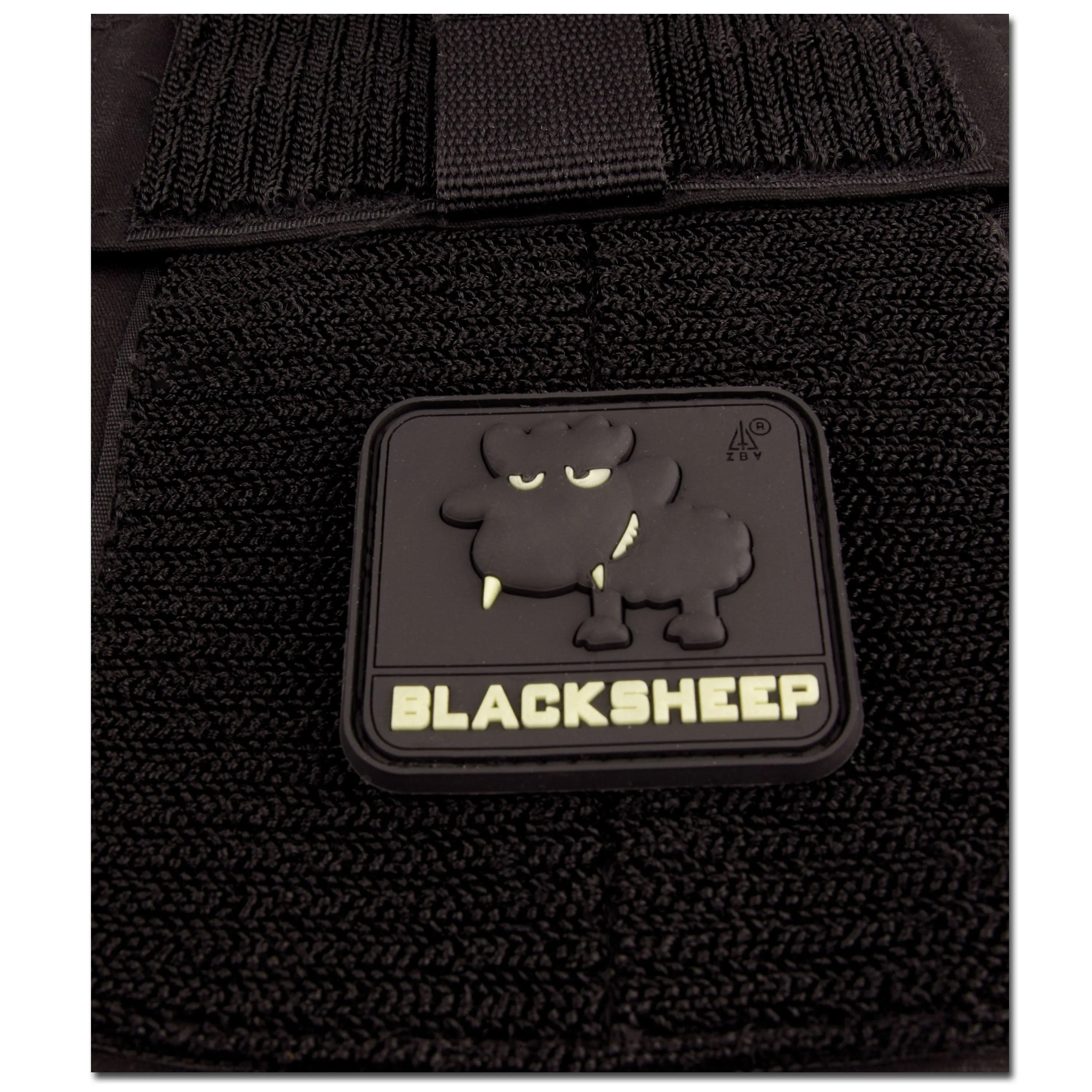 Jackets To Go -  3D-Patch BlackSheep nachleuchtend small