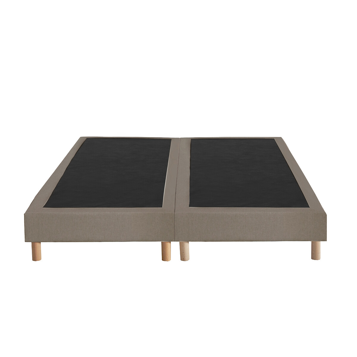 LA REDOUTE INTERIEURS<br>Base de cama estofada com 12 ripas e pés