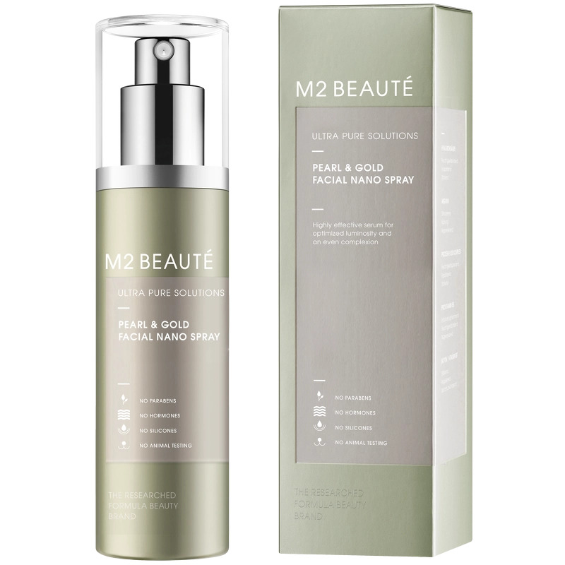 M2 Beauté Ultra Pure Solutions Pearl & Gold Facial Nano Spray 75 ml