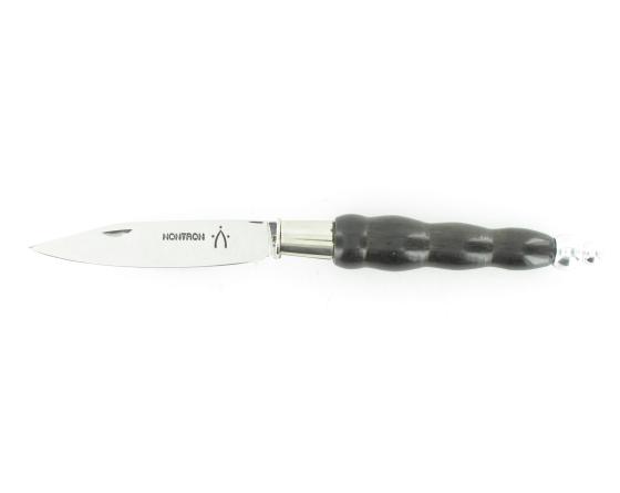 Nontron Virole n° 25 - Perle - Design C&B Lefrevre - Manche Ebène Couteaux de Poche par Nontron