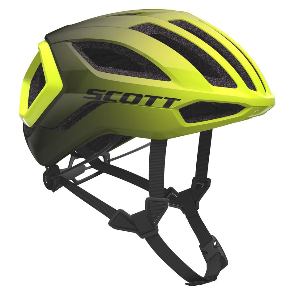Scott Centric Plus Cykelhjelm Radium yellow RC
