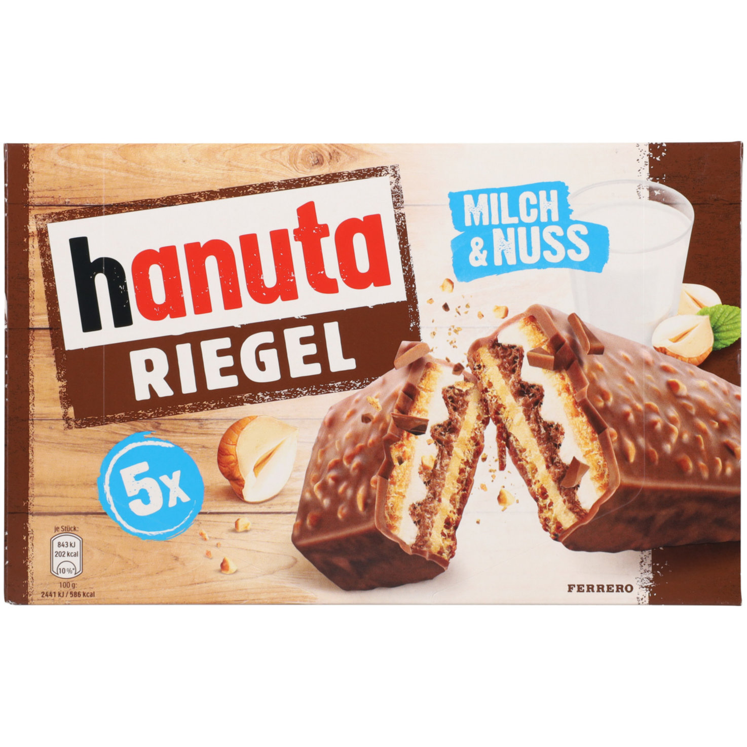 Hanuta Riegel 5x34.5g