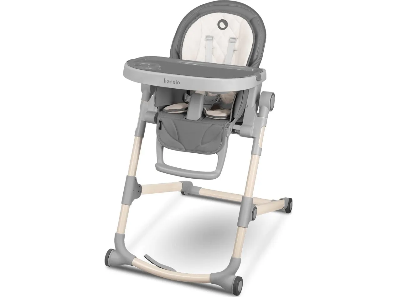 Lionelo Feeding Chair - Lo-Cora Stone