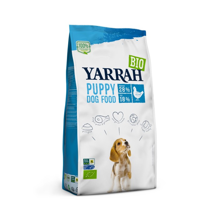 Yarrah croquettes bio pour chiot