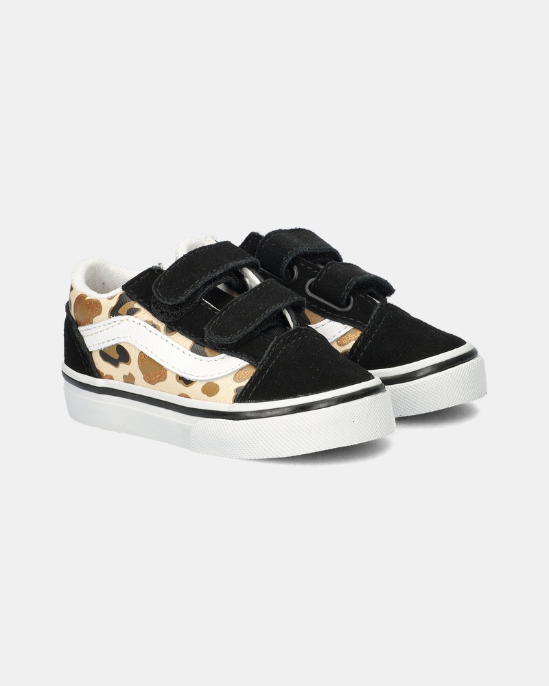 Vans Old Skool V Klittenbandschoenen  - zwart