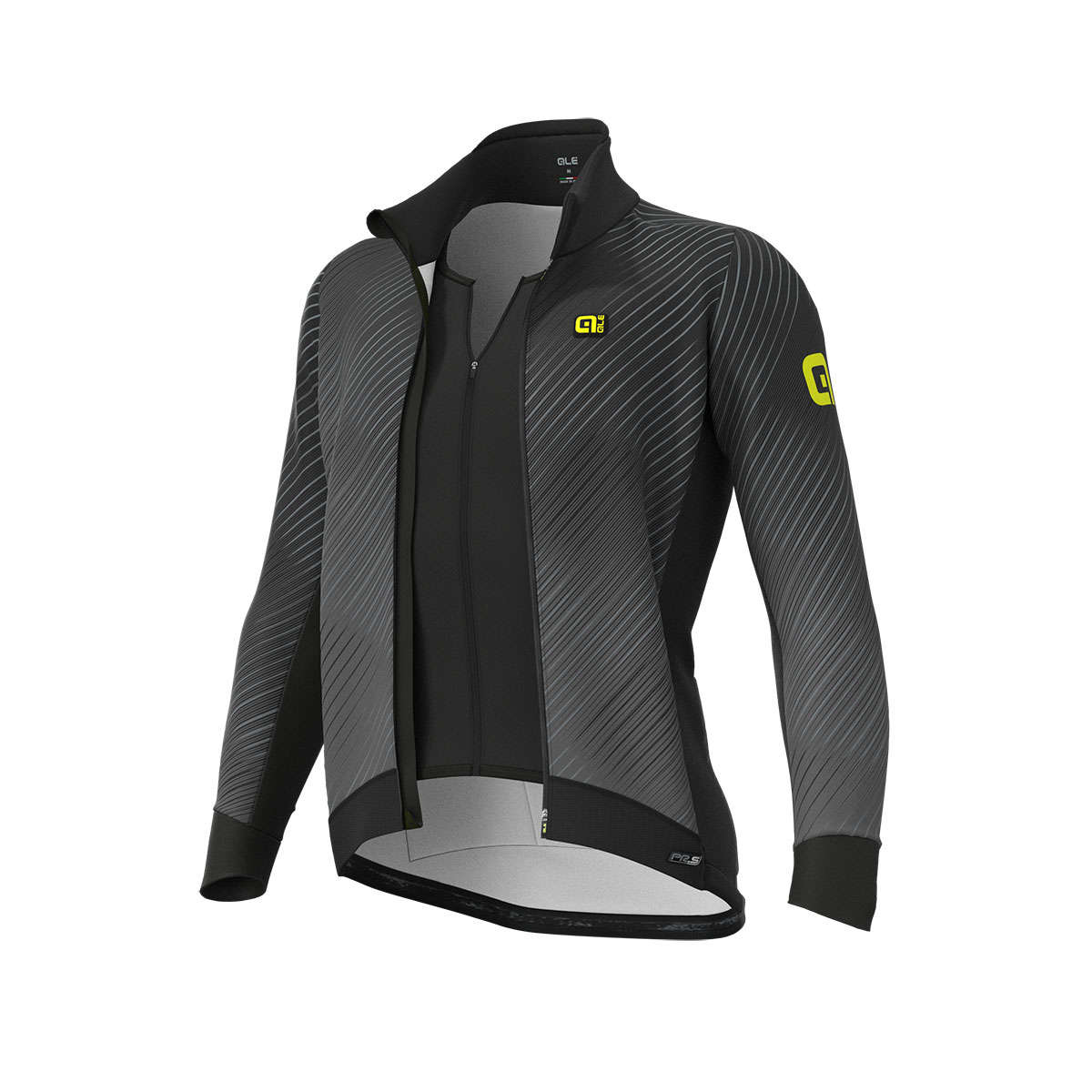 Ale PR-S Storm Fietsjack Grijs/Zwart Heren