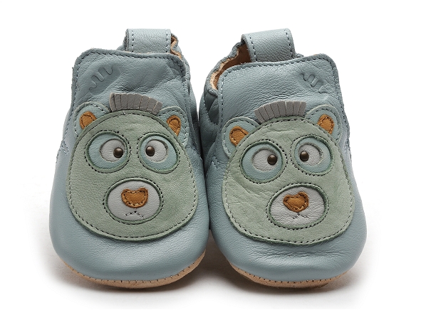 Easy peasy chaussons bebe blu blu ours bleu