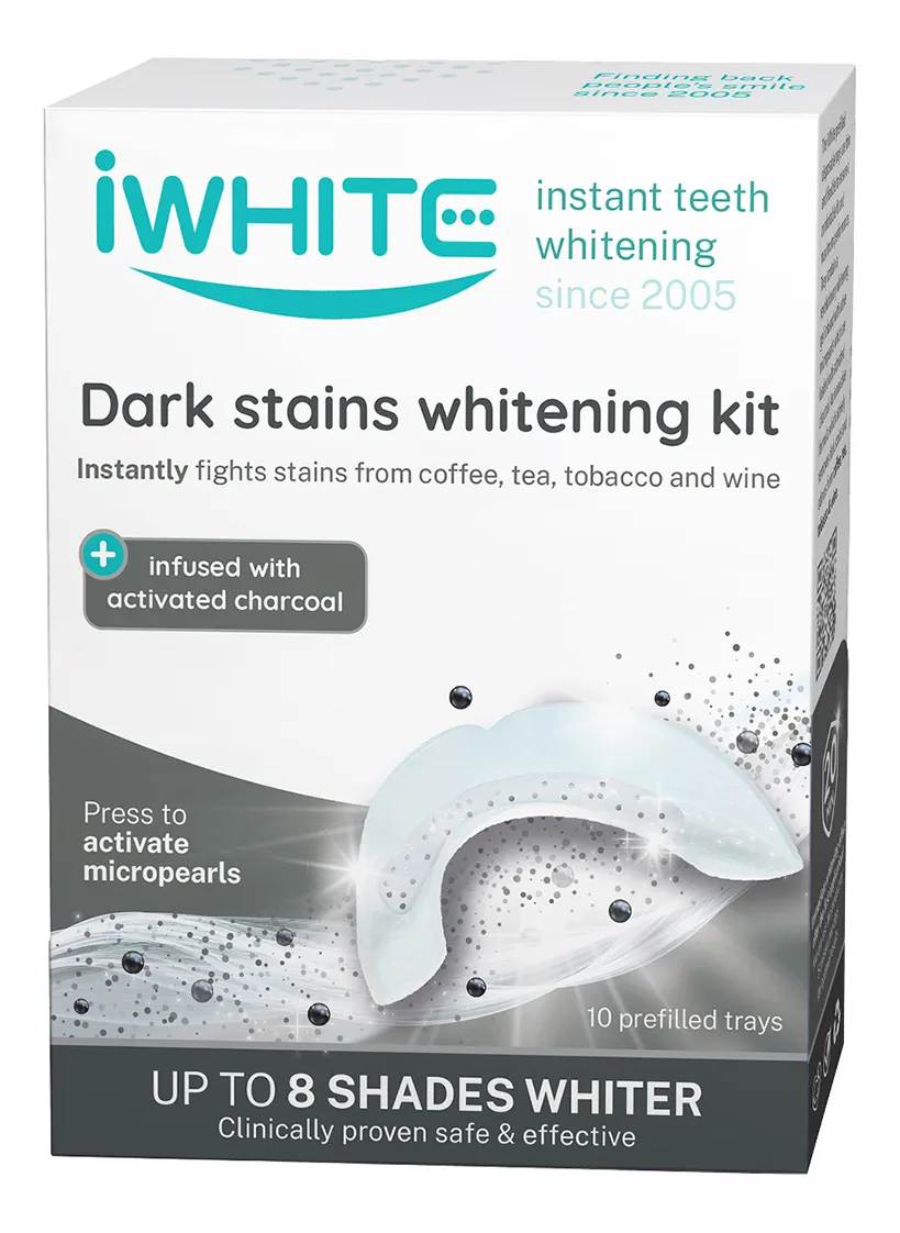 iWHITE Dark Stains whitening kit - 10 stk.