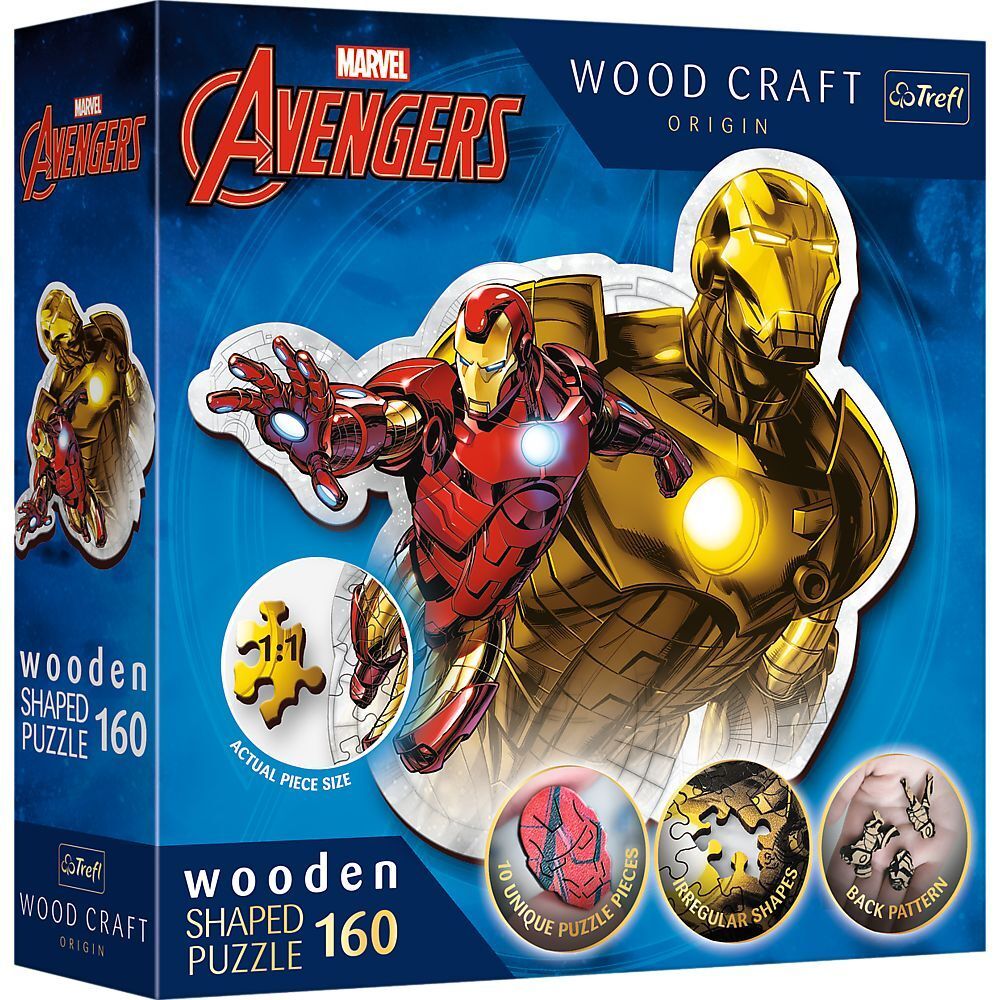 Holz Puzzle 160  Marvel Avengers - Ironman's Flug