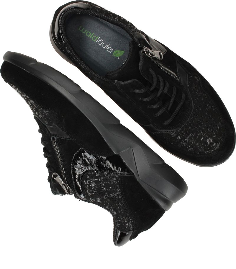Waldlaufer Funky Sneakers Zwart Dames
