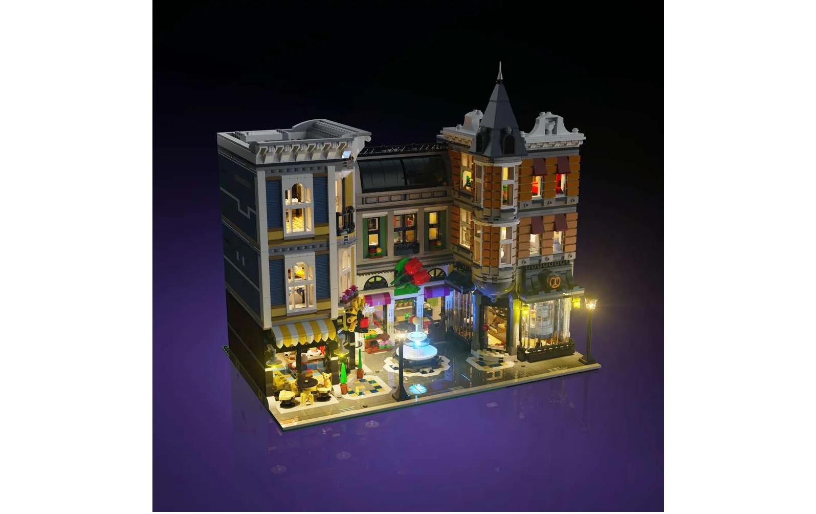 LED-Licht-Set für LEGO® LMB 2.0 für 10255 Stadtleben<br>Beleuchtungs-Kit
