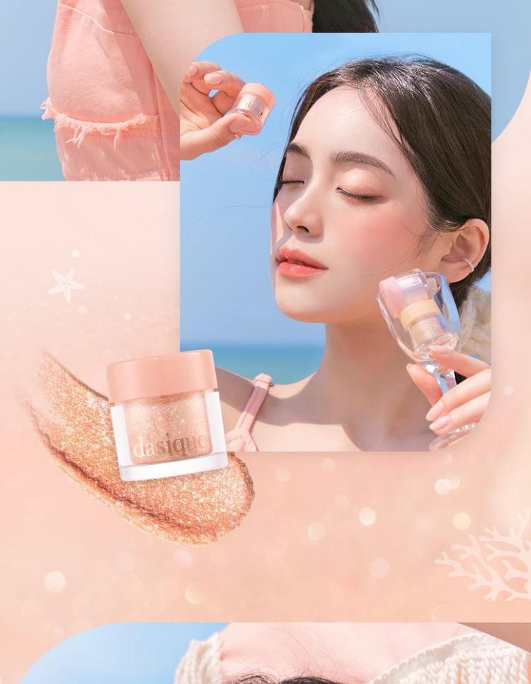 dasique - Starlit Glitter Powder Summer Coral Collection - 3 kleuren