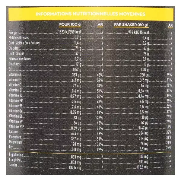 Eafit Gainer Max Vanille Intense 1.1Kg