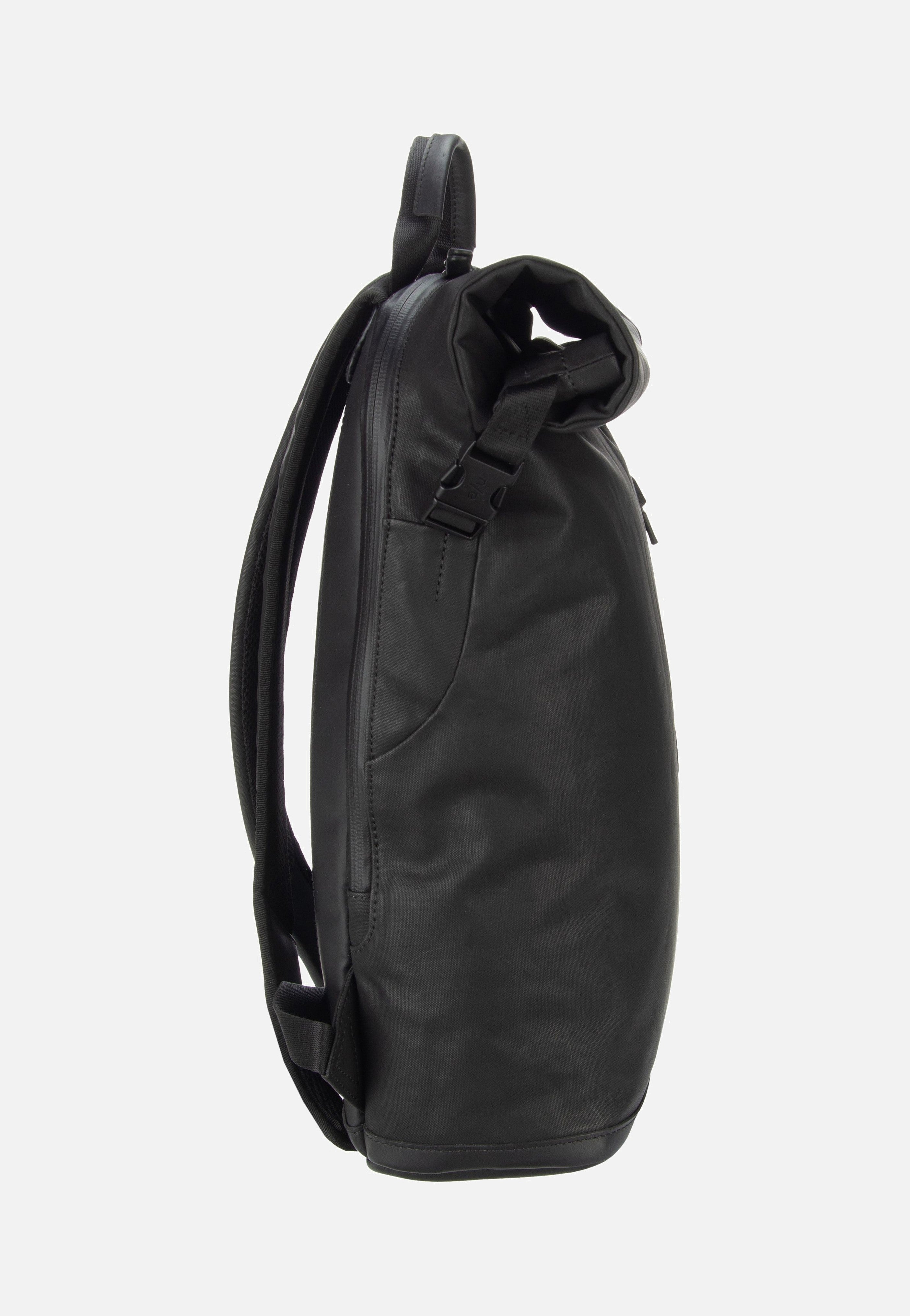 Tokio Black - Rolltop Rucksack