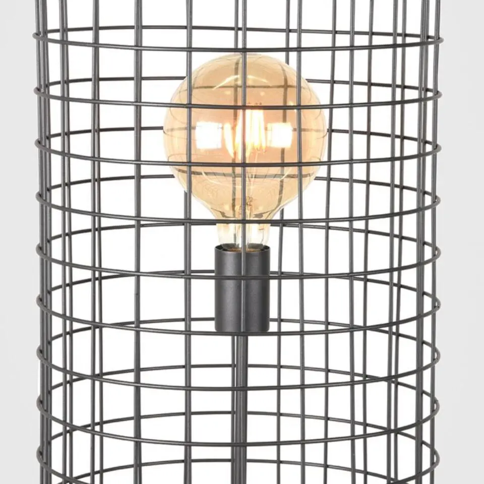 LABEL51 - Vloerlamp Solido - Zwart - Metaal