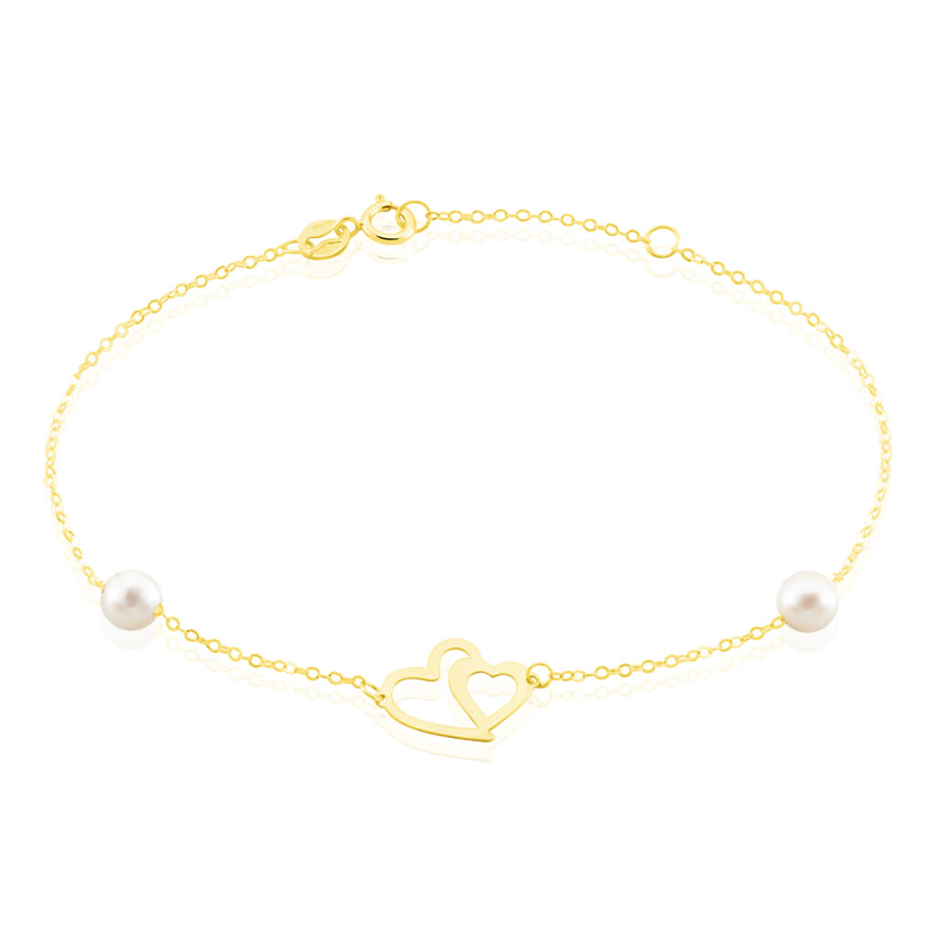 Bracelet Cenzo Or Jaune Perles De Culture