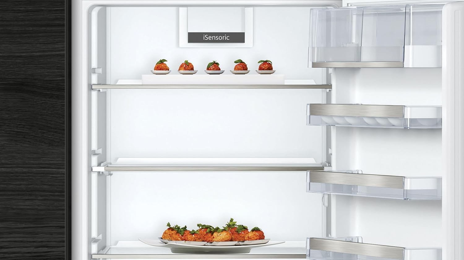 SIEMENS KI87SADD0 iQ500 Einbau-Kühlgefrierkombination/A+++ / 149 kWh/Jahr / 269 l/lowFrost/hyperFresh Premium 0° / LED Beleuchtung