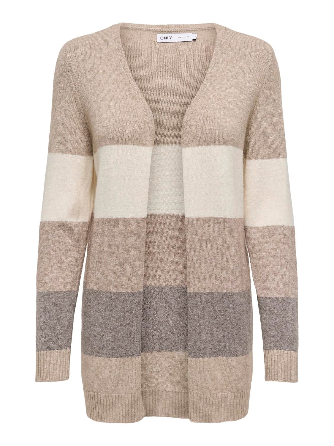 ONLLESLY Strickjacke Feather Gray