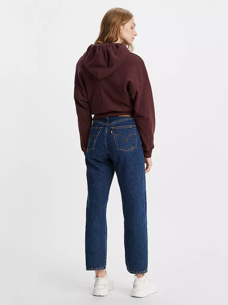 LEVI'S® Jeans Ribcage Straight Fit 7/8 blau