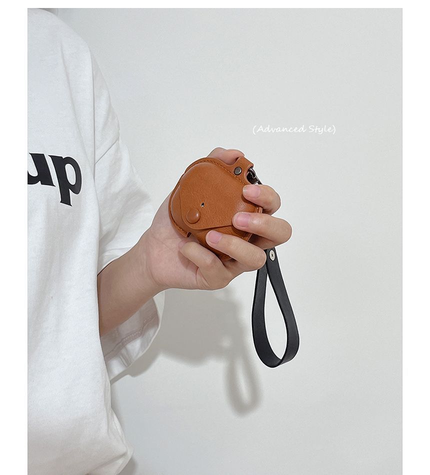 Candy Lemon - Kunstleren AirPods / Pro oortelefoonhoesje