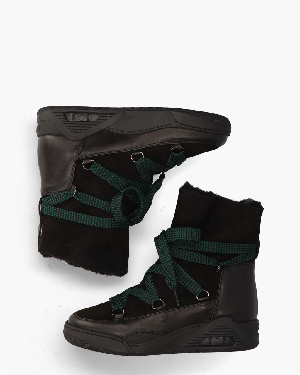 Serafini Moon ZV Zwart Dames Veterboots