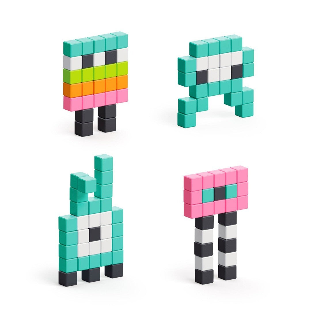 Pixio magnetische blokjes mini monsters - 100st | mini monsters