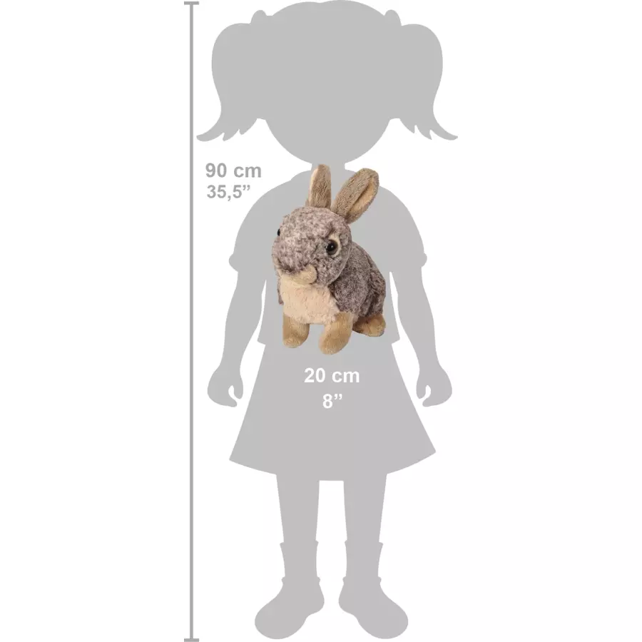 Wild Republic Kuscheltier Cuddlekins Mini Hase