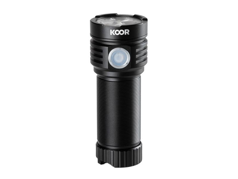 KOOR LED-Taschenlampe Power 3500 Leistungsstarke, handliche und robuste Taschenlampe