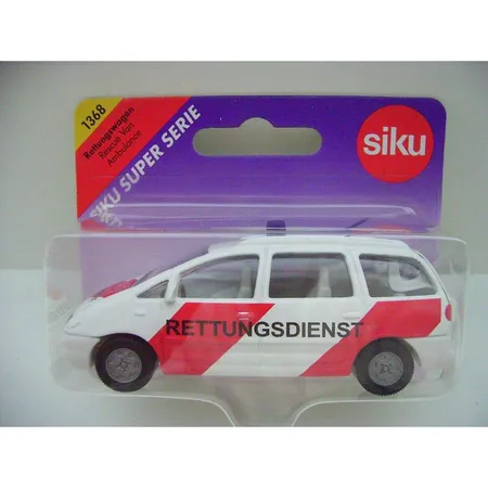 SIKU 1368 Rettungswagen VW Sharan