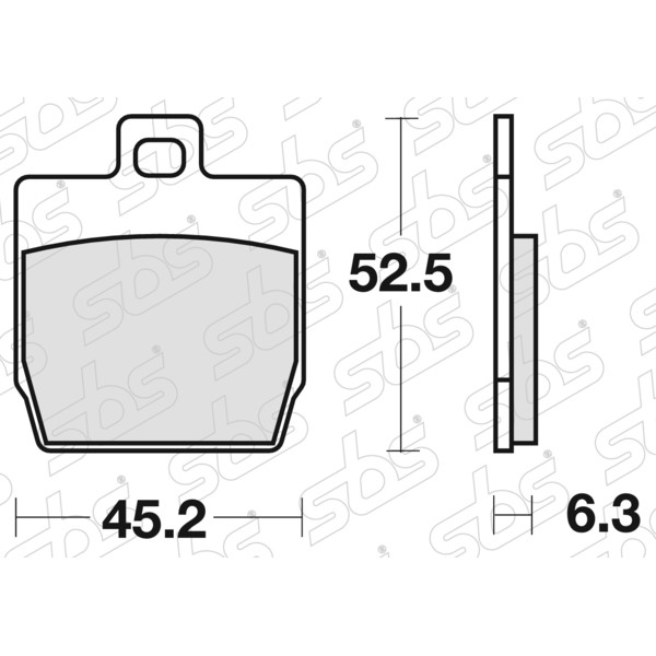 SBS - Plaquettes de frein 145 HF