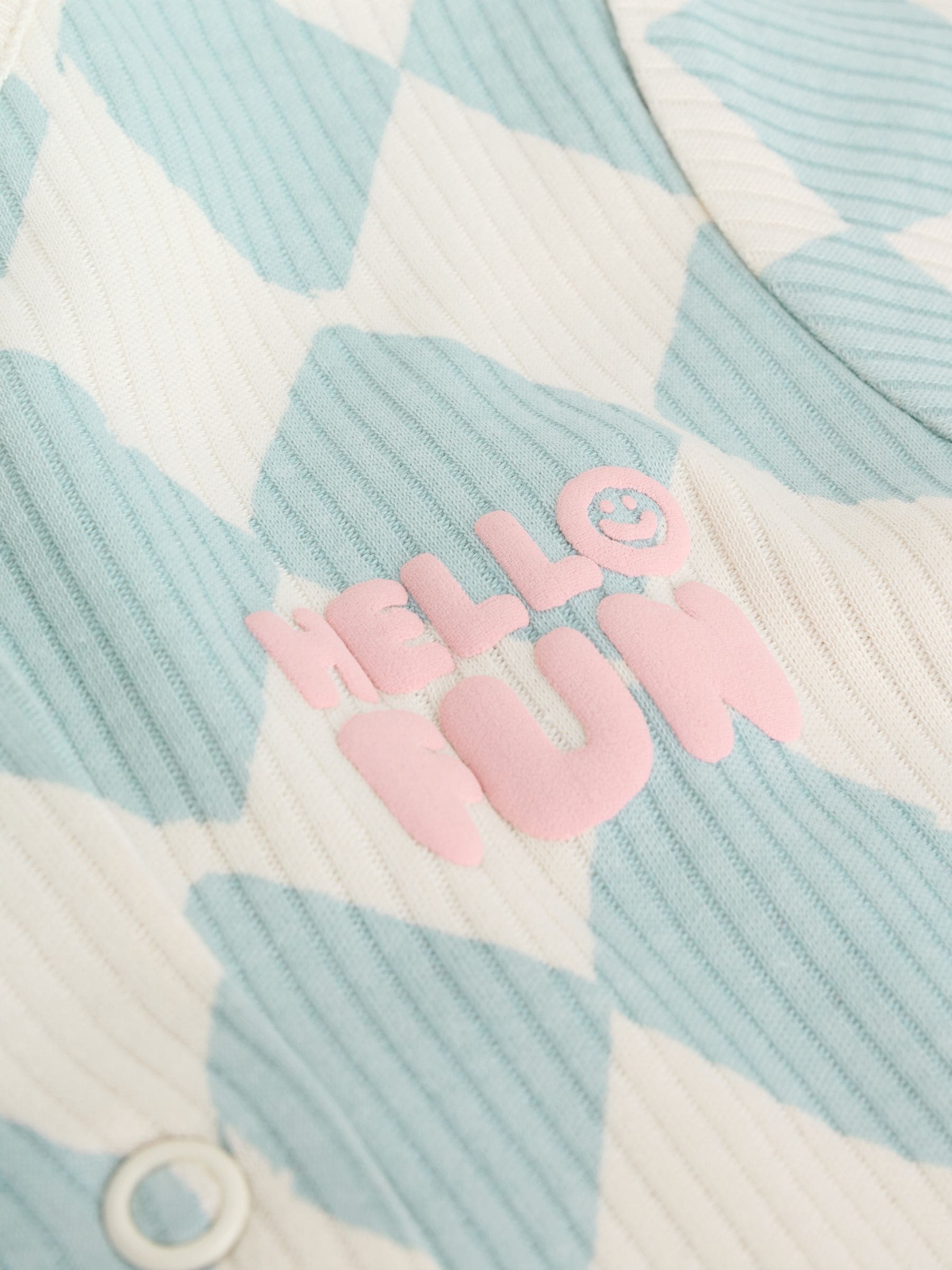 Multi Coloured Checkerboard - Verpakking van 3 babypyjama's (0 mnd-2 jr)
