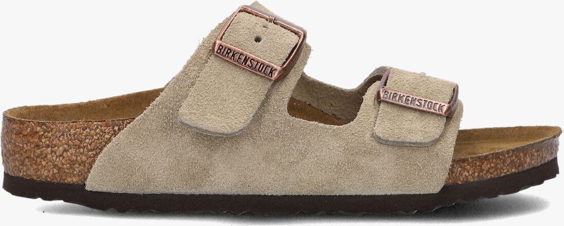 BIRKENSTOCK taupe birkenstock slippers arizona