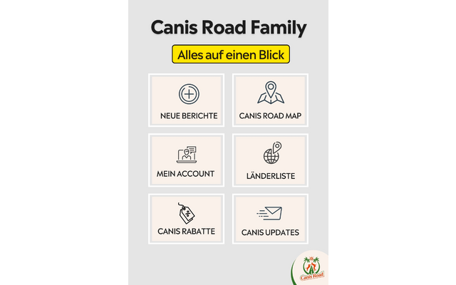 Canis Road Online Wohnmobil Reiseführer für Hundebesitzer