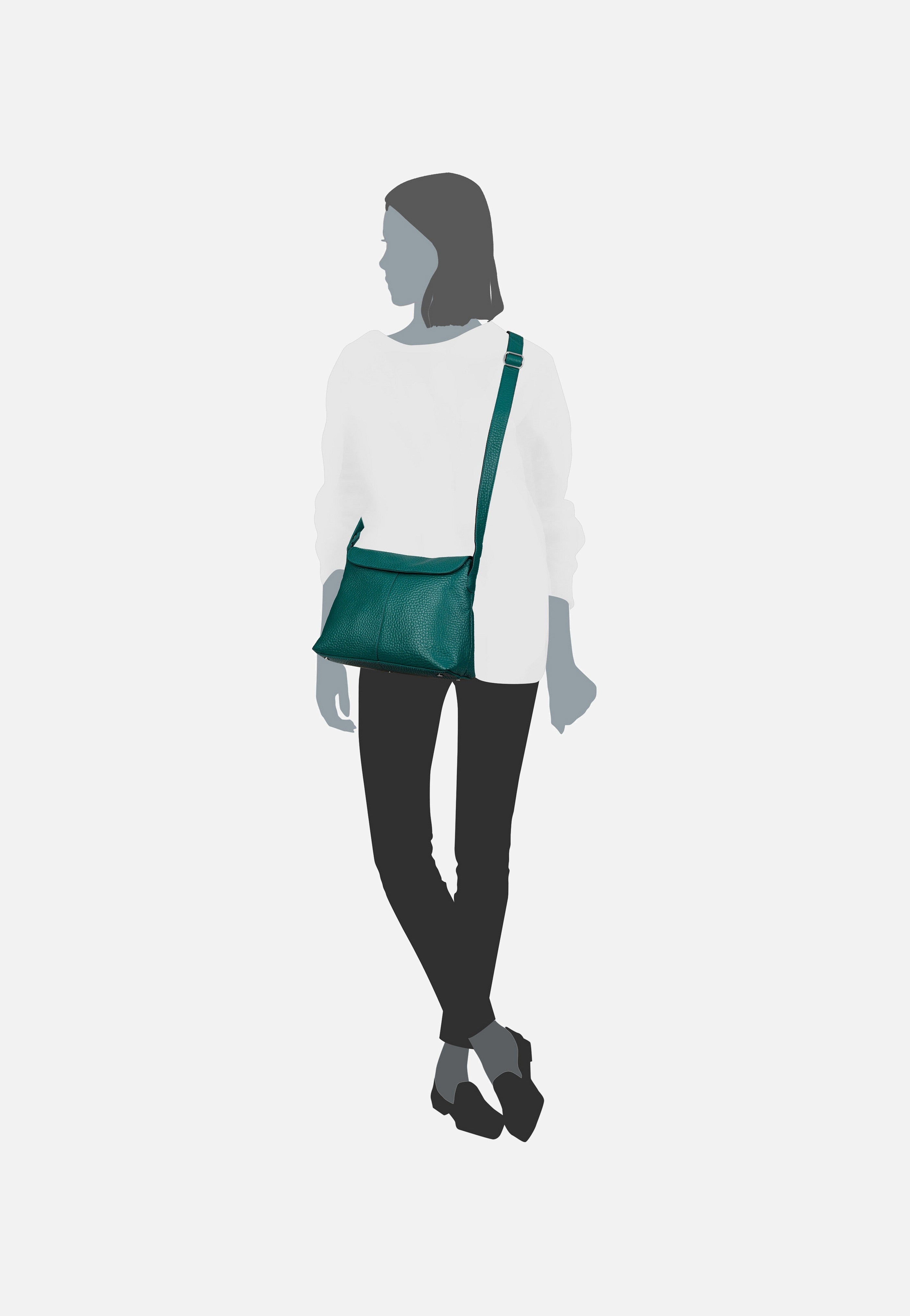 Adela 22144 Smaragd - Beuteltasche