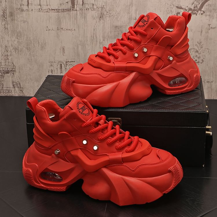 Mr Ozera - Robuuste platform sneakers met demping
