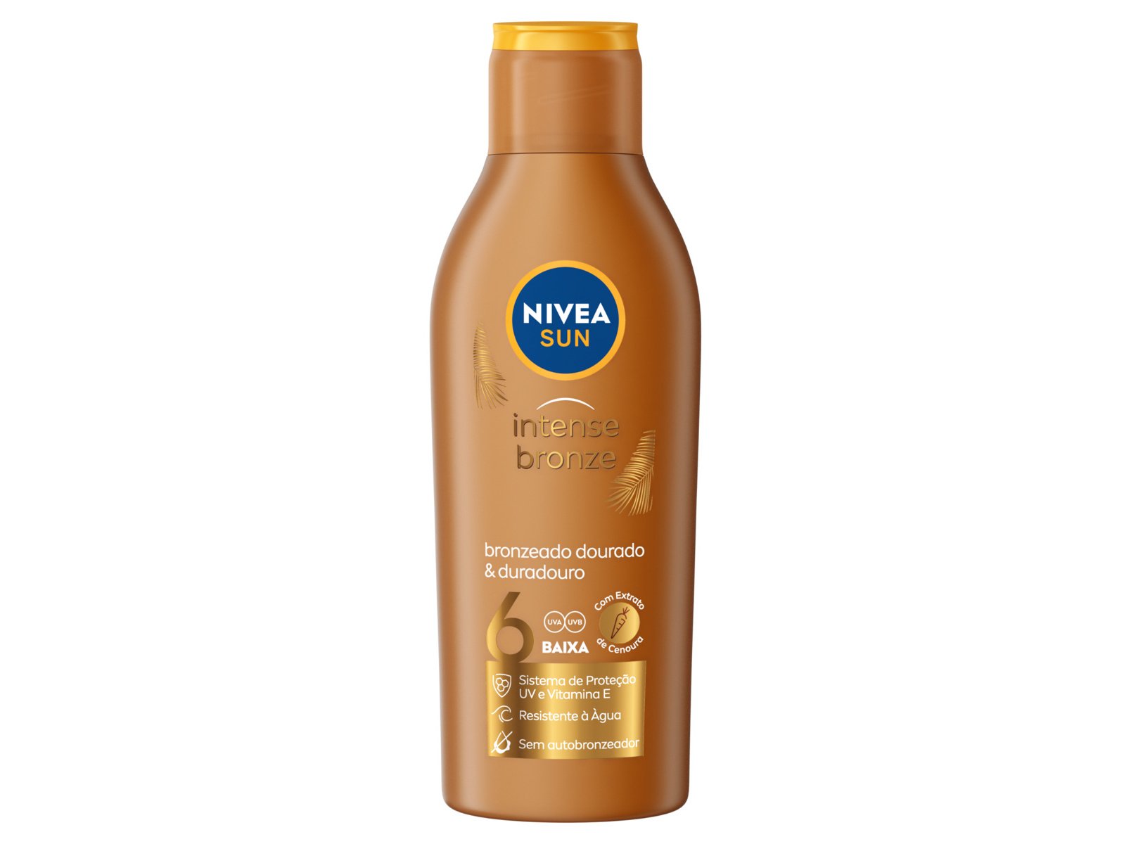 LOÇÃO CENOURA INTENSE BRONZE FP6 NIVEA SUN 200 ML