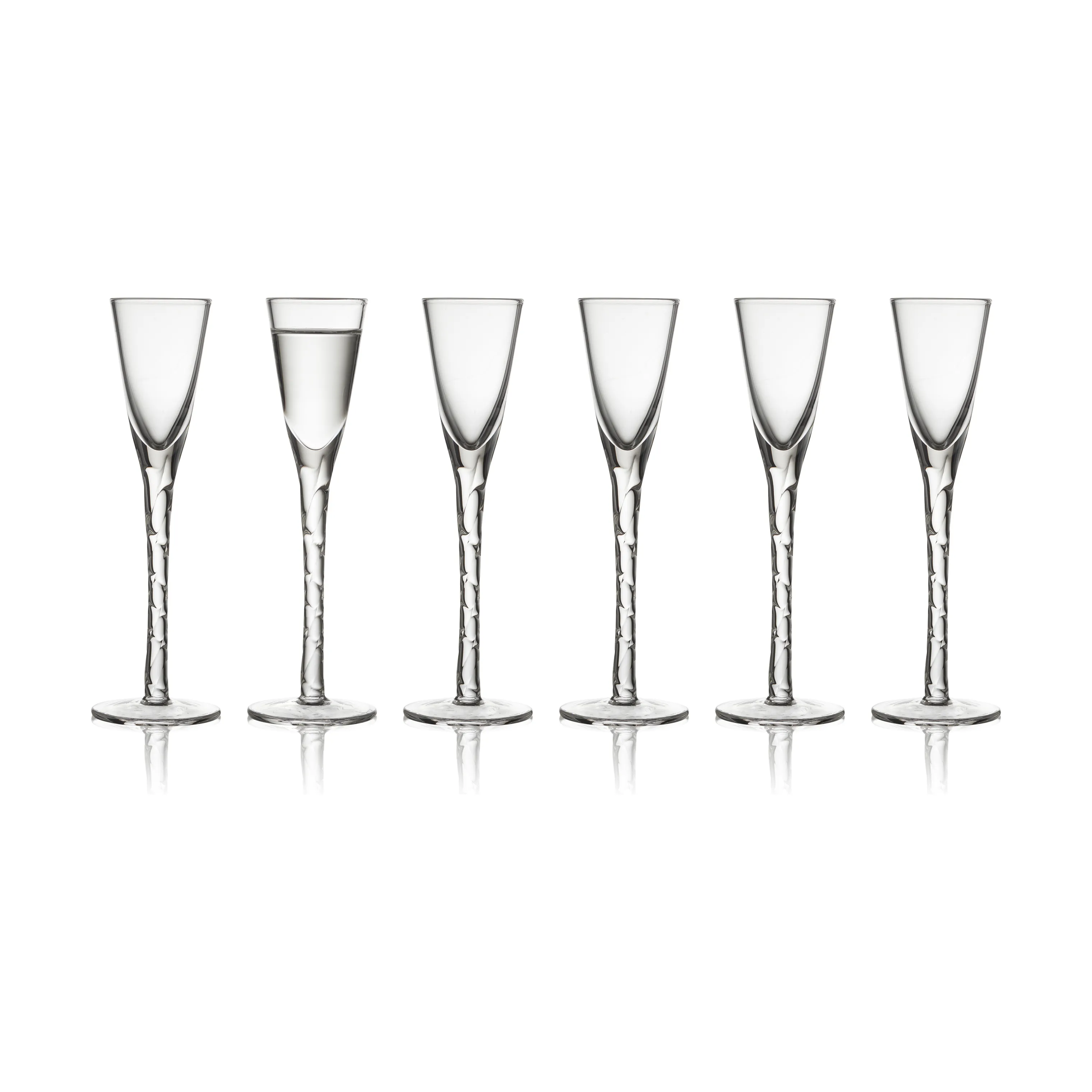 Lyngby Glas Snapseglas - 6 stk