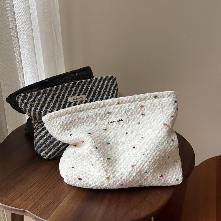 Minafox - Gestippelde make-uptas / Gestreepte make-uptas