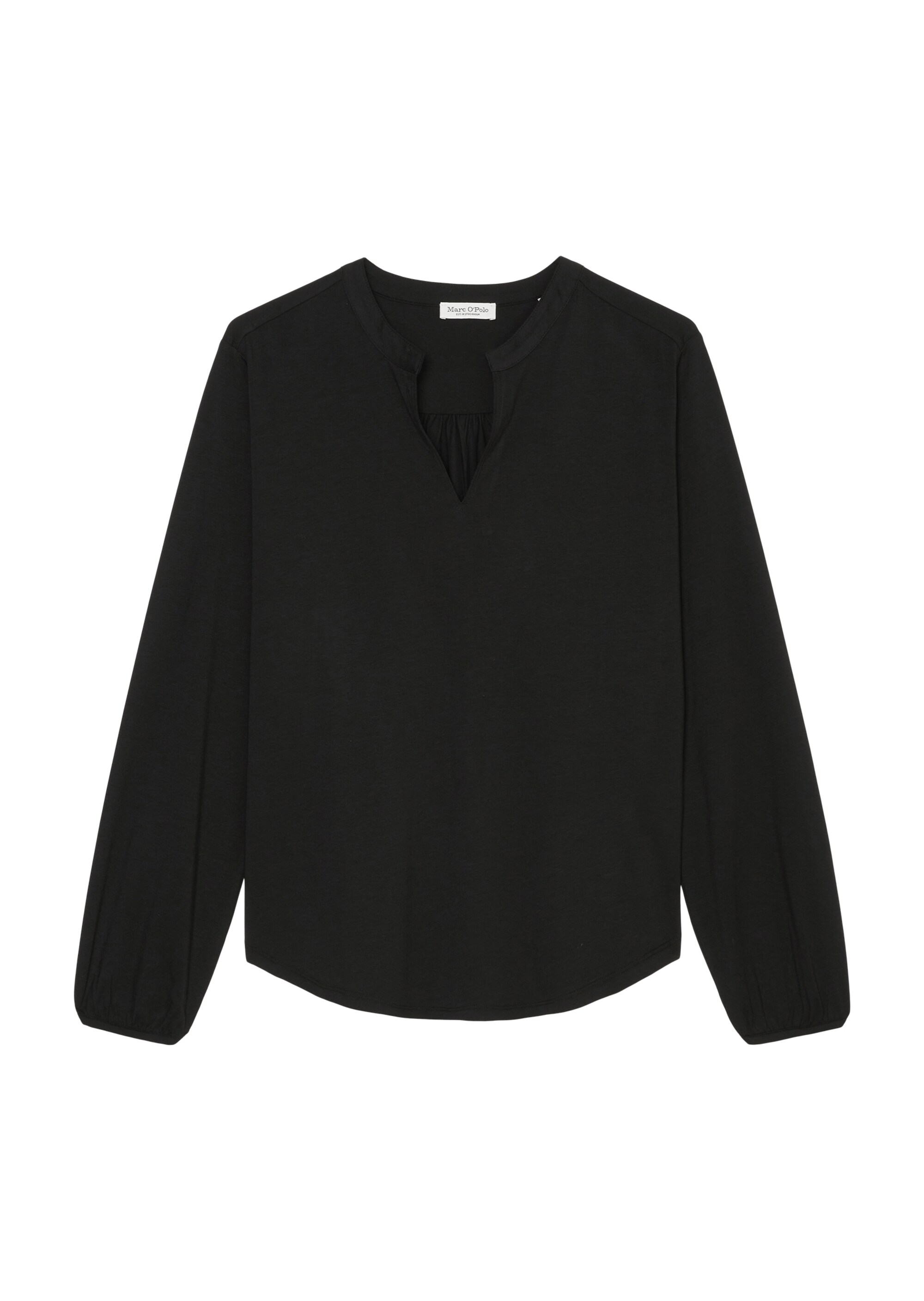 Jerseybluse looseaus Modal-Bio-Baumwolle-Mix